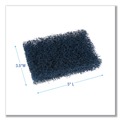 Scouring Pads & Sticks | Boardwalk 88BWK HD 3.5 in. x 5 in. Extra Heavy-Duty Scour Pad - Dark Blue (20/Carton) image number 6