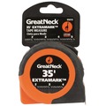 Tape Measures | Great Neck 95010 ExtraMark 1 in. x 35 ft. Steel Tape Measure - Orange/Black image number 8