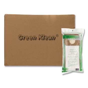 VACUUM ACCESSORIES | Green Klean GK-ELU-10-N GK-Elu-10 Replacement Vacuum Bag (10/Carton)
