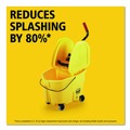 Buckets & Wringers | Rubbermaid Commercial FG757788YEL 35 qt. WaveBrake 2.0 Down-Press Plastic Bucket/Wringer Combos - Yellow image number 6