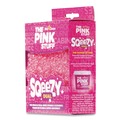 Sponges | The Pink Stuff RST823773 4 in. x 5.3 in. Sqeezy Dual-Sided Sponge and Scrubber - Pink/Ivory image number 5