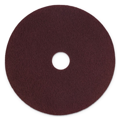 Floor Pads-Stripping | Scotch-Brite SPPP20 20 in. Diameter Surface Preparation Pad - Maroon (5/Carton) image number 0