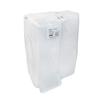 Pactiv Corp. 0TF110S00000 10.75 in. x 5.7 in. x 0.65 in. No. 10S Foam Supermarket Tray - White (500/Carton)