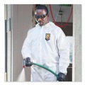 Cleaning Cloths & Wipes | Ansell KCC 44327 A40 Elastic-Cuff and Ankle Hooded Coveralls - 4X-Large White (25/Carton) image number 3