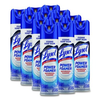 LYSOL Brand 19200-02569 24 oz. Aerosol Spray Power Foam Bathroom Cleaner (12/Carton)