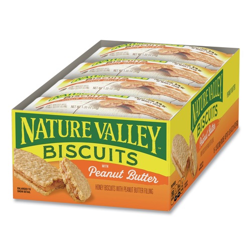 Snacks | Dolcetto OFXSN47878 1.35 oz. Packet Peanut Butter Biscuits image number 0