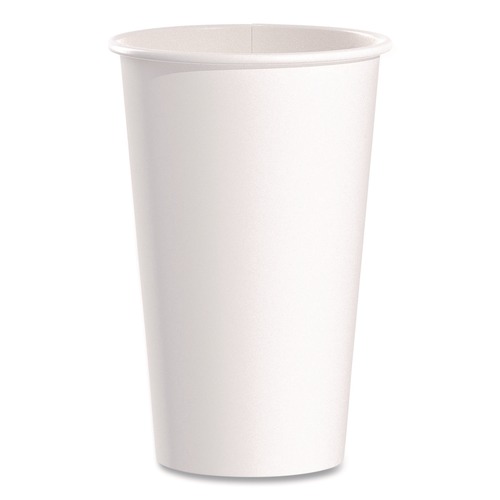 Perforated Roll & Hand Towels | SOLO 316W-2050 Paper Hot Cups 16 oz White 50/Pack image number 0