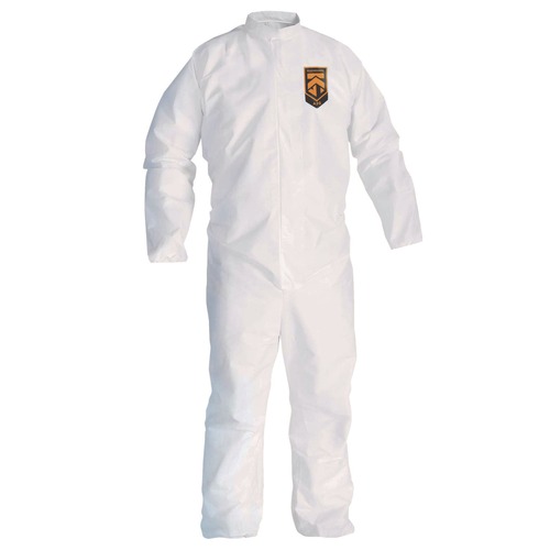 Cleaning Cloths & Wipes | Ansell KCC 46006 A30 Breathable Splash and Particle Protection Coveralls - Triple Extra Large, White (21/Carton) image number 0