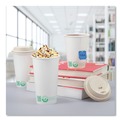 Cups | SOLO 316PLA-PLANET 16 oz Compostable Paper Hot Cups - White/Green (1000/Carton) image number 5