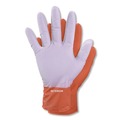 Food Service Disposable & Single Use Gloves | Ammex GWUOFN44050 9.06 in. 6 mil Ultra Industrial Flock-Lined Nitrile Disposable Gloves - Orange/Medium (500/Carton) image number 8