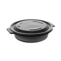 Food Storage Containers & Lids | Pactiv Corp. 0CN8071600BL EarthChoice MealMaster 16 oz. Container with Lid - Black/Clear (252/Carton) image number 0
