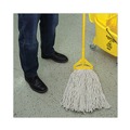 Mop Heads | Boardwalk BWK2032CCT #32 Cut-End Cotton Wet Mop Head - White (12/Carton) image number 8