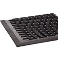 Floor Mats | Crown TD 0046BK Crown-Tred 43.75 x 66.75 Indoor/Outdoor Rubber Scraper Mat - Black image number 1
