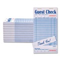 Guest Checks | AmerCareRoyal GC3632-1 3.5 in. x 6.7 in. 15 Lines One-Part No Copies Guest Check Pad with Ruled Back (2500/Carton) image number 3