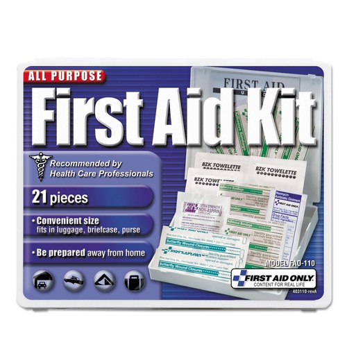 First Aid Kits | First Aid Only FAO-110 4.75 x 3 All-Purpose First Aid Kit (21/Kit) image number 0