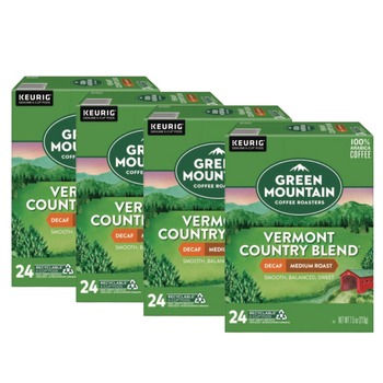 Green Mountain Coffee 5000330141 Coffee K-Cups - Vermont Country Blend Decaf (96/Carton)