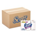 Perforated Roll & Hand Towels | Scott 10060 1-Ply 4.1 in. x 3.7 in. Septic Safe Toilet Paper - White (48/Carton) image number 0
