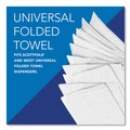 Perforated Roll & Hand Towels | Scott 01980 9.4 in. x 12.4 in. 1-Ply Pro Scottfold Towels - White (25 Packs/Carton) image number 2