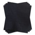 Beverage Napkins | GEN 1402 9 in. x 4.5 in. 2-Ply Cocktail Napkins - Black (2000/Carton) image number 2