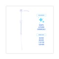  | Boardwalk 516160 1 oz 12 in. Tube Plastic Siphon Pump for 1 Gallon Bottles - White (12/Carton) image number 5