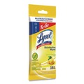 Cleaning Cloths & Wipes | LYSOL Brand 19200-99799 6.69 in. x 7.87 in. 1-Ply Disinfecting Wipes Flatpacks - Lemon and Lime Blossom White (24/Carton) image number 2