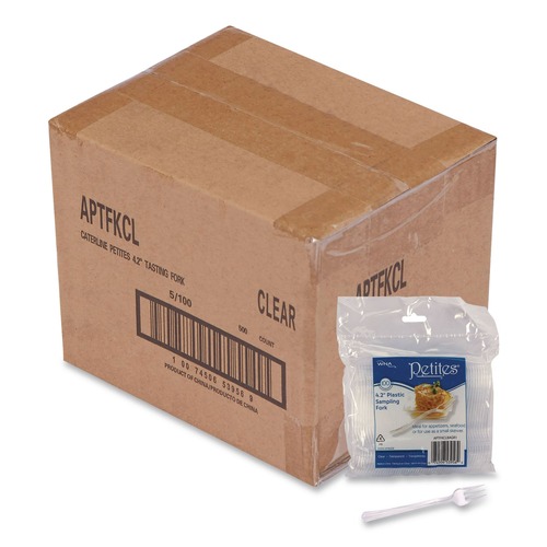 Perforated Roll & Hand Towels | WNA APTFKCL 42 in. Caterline Petites Taste Fork (500/Carton) image number 0