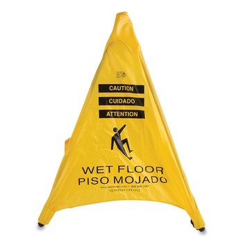First Aid Only 230SC 3 in. x 2.5 in. x 30 in. Pop Up Safety Cone - Yellow