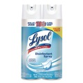 Disinfecting & Cleaning Solutions | LYSOL Brand 19200-99608 19 oz. Aerosol Spray Disinfectant Spray - Crisp Linen (4/Carton) image number 1