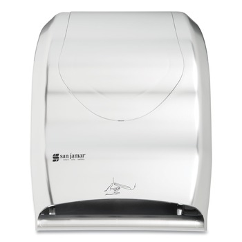 San Jamar T1470SS 16.5 in. x 9.75 in. x 12 in. Smart System with iQ Sensor Towel Dispenser - Silver