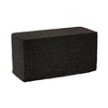Grill Scrubbers | Boardwalk GB12PC 8 in. x 4 in. Grill Brick - Black (12/Carton) image number 1