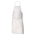 Cleaning Cloths & Wipes | Ansell 36550 28 in. x 40 in. A20 Apron - One Size Fits All/White (100/Carton) image number 0