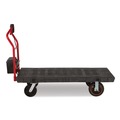 Carts & Trucks | Rubbermaid Commercial 2173661 0.5 mph to 3 mph DC Motor 60 V Lithium-Ion Battery Motorized Kit for 30 in. x 60 in. Platform Trucks - Large Black/Red image number 1