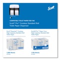 Toilet Tissue Dispensers | Scott 44517 11.25 in. x 6.31 in. x 12.75 in. Pro High Capacity Coreless SRB Tissue Dispenser - White (1/Carton) image number 8