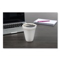 Cups | Dart 12J16 12 oz. Squat Foam Drink Cups - White (1000/Carton) image number 10