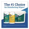 Cleaning Cloths & Wipes | Clorox 15949 7 in. x 8 in. 1-Ply Disinfecting Wipes - Fresh Scent, White image number 7