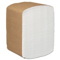 Dinner Napkins | Scott 98730 12 in. x 17 in. 1-Ply Full-Fold Dispenser Napkins - White (6000/Carton) image number 1