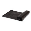 High-Density Trash Bags | Inteplast Group VALH4348K22 High-Density 60 Gallon 43 in. x 46 in. Commercial Can Liners - Black (150/Carton) image number 1