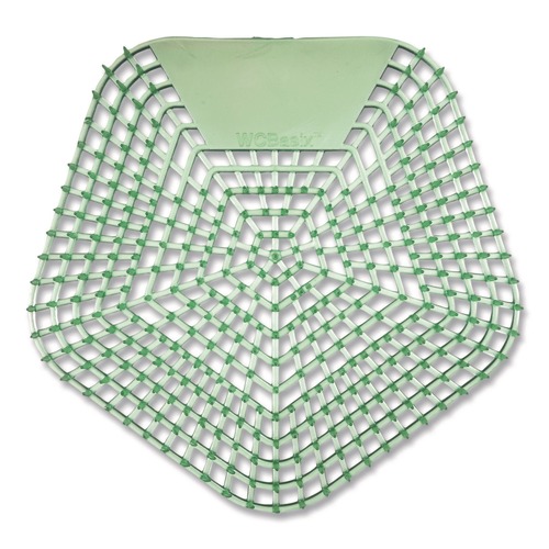 Toilet & Urinal Deodorizers | Boardwalk WCBX-P-010I010I-02-AAS80- 0.11 oz Anti-Splash Urinal Screen - Cucumber Twist Scent/Green (10/Carton) image number 0