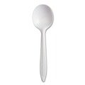 Disposable Spoons | Dart SU6BW 5.6 in. Style Setter Mediumweight Plastic Spoons - White (1000/Carton) image number 1