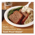 Plates | Dixie UX7WS Pathways Soak-Proof Shield WiseSize 6.88 in. Paper Plates - Green/Burgundy (125/Pack) image number 3