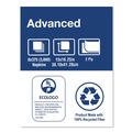 Dinner Napkins | Tork NP310A 15 in. x 16.25 in. 2-Ply 1/8-Fold Advanced Dinner Napkins - White (3000/Carton) image number 3