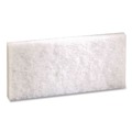 Scouring Pads & Sticks | 3M 8440 4.62 in. x 10 in. Utility and Burnish Pads - White (10/Carton) image number 3