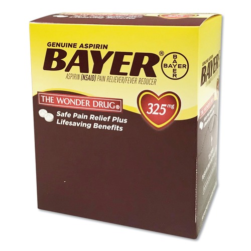 Medicines | Bayer 01828 2-Pack Aspiring Tablets (50/Box) image number 0