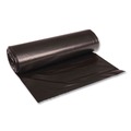Low-Density Trash Bags | Boardwalk H5645TKKR01 23 Gallon 0.9 mil 28 in. x 45 in. Linear Low Density Can Liners - Black (200/Carton) image number 2