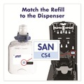 Hand Sanitizers | PURELL 5192-04 1200 ml Unscented Advanced Hand Sanitizer Foam For CS4 and FMX-12 Dispensers (4/Carton) image number 5