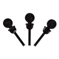 Perforated Roll & Hand Towels | AmerCareRoyal CPLUG-BK 2 in. Beverage Plugs - Black (2000/Carton) image number 1