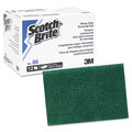 Scouring Pads & Sticks | Scotch-Brite PROFESSIONAL 86 6 x 9 Heavy-Duty Scouring Pad - Green (1-Dozen) image number 0