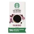 Coffee - Caffeinated | Starbucks 12407838 0.11 oz VIA Ready Brew Coffee - Italian Roast (12/Carton) image number 1