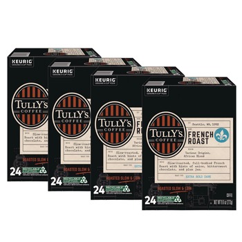  | Tully's Coffee 5000373779 Coffee K-Cups - French Roast (96/Carton)
