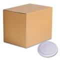 Cup Lids | WinCup 221936 Slotted Plastic Lids for 32 oz to 64 oz Cold Cups and Bowls - Translucent (1000/Carton) image number 1